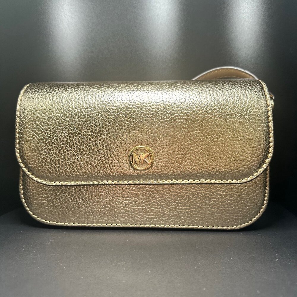Michael Kors Jet Set Travel Small Pebbled Leather Crossbody‎ Bag - NWT
